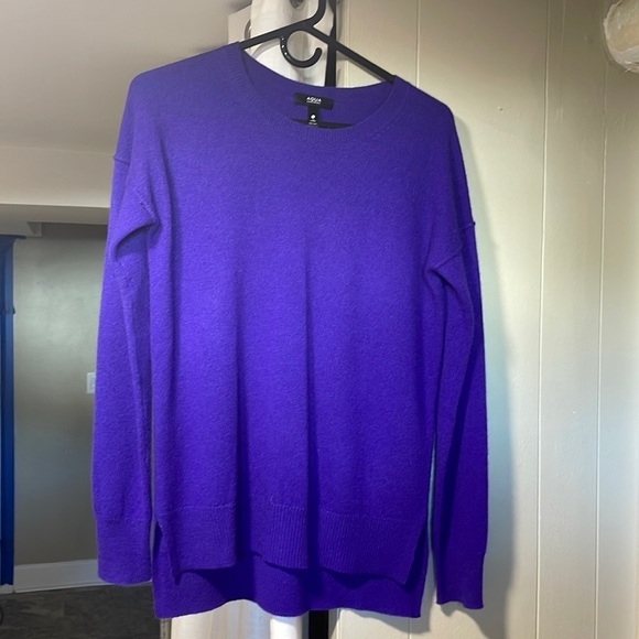 Aqua Sweaters - AQUA Cashmere crew neck  sweater S